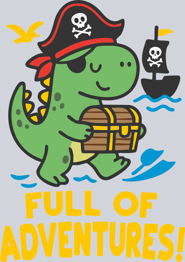 DTF Transfer High Seas - Full of Adventures