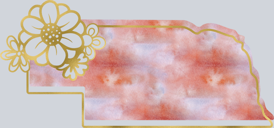 DTF Transfer Nebraska - Watercolor