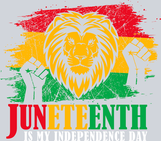 DTF Transfer Black History Month - Juneteenth is my Independence Day