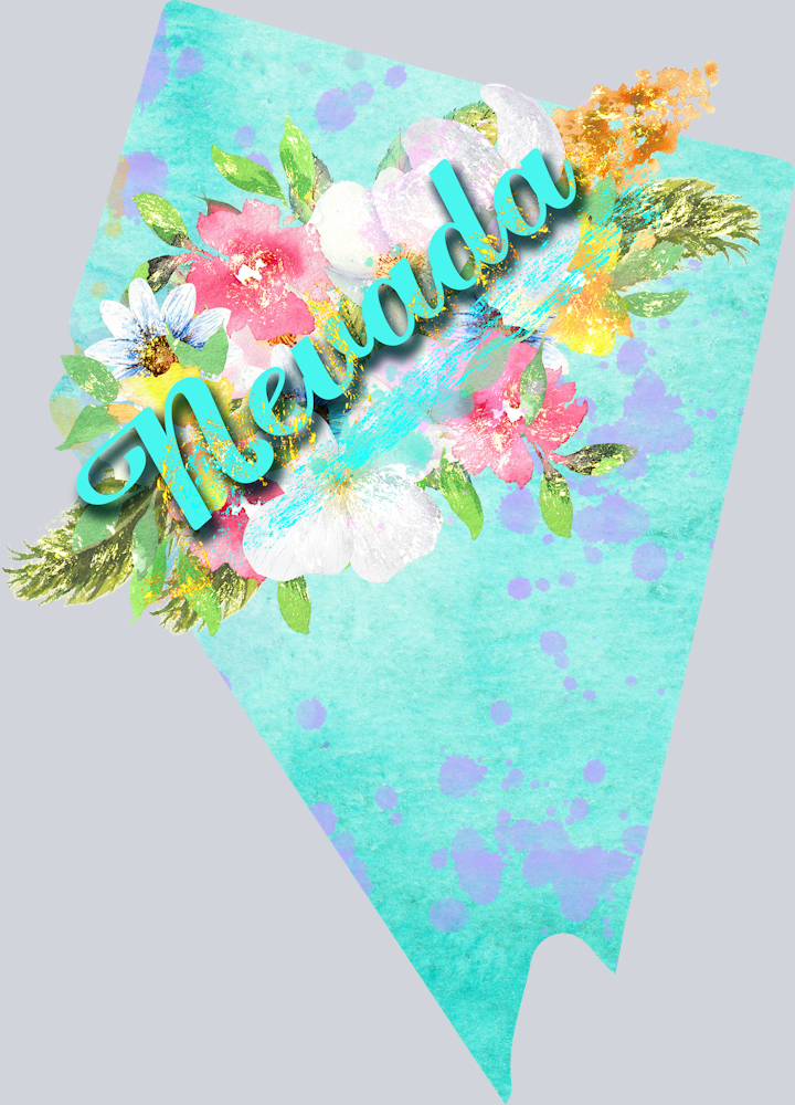 DTF Transfer Nevada - Watercolor Flowers