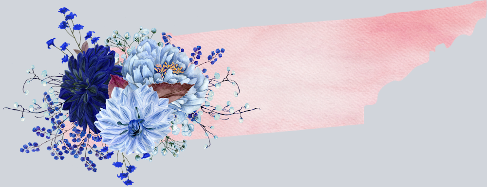 DTF Transfer Tennessee - Flowers Watercolor
