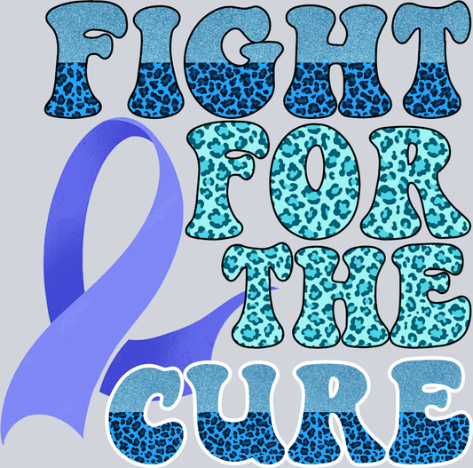 DTF Transfer Diabetes - Fight for the Cure