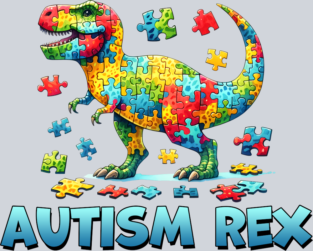 DTF Transfer Autism - Autism Rex