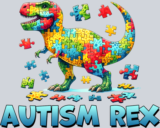 DTF Transfer Autism - Autism Rex