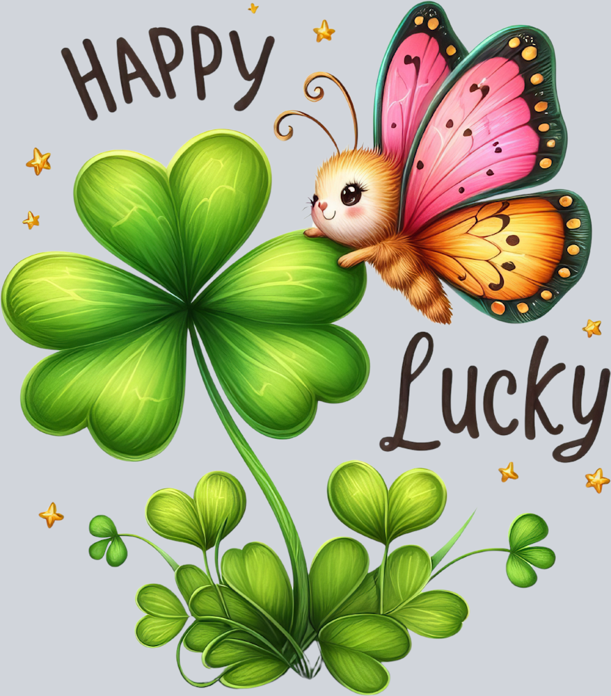 DTF Transfer St. Patrick's Day - Happy Lucky