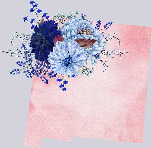 DTF Transfer New Mexico - Flowers Watercolor