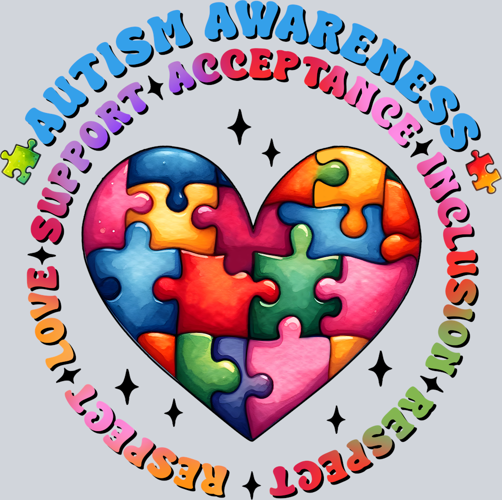 DTF Transfer Autism - Autism Circle