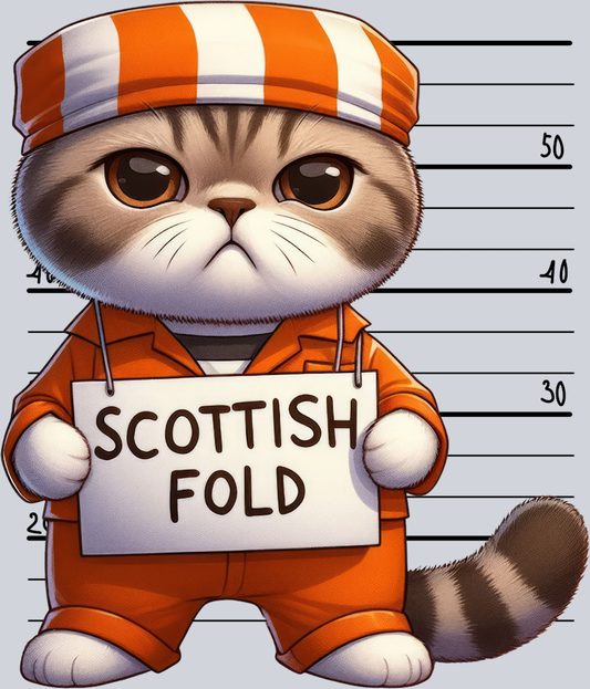 DTF Transfer Cats - Scottish Fold
