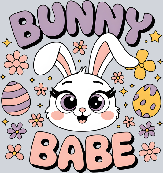 DTF Transfer Easter - Bunny Babe