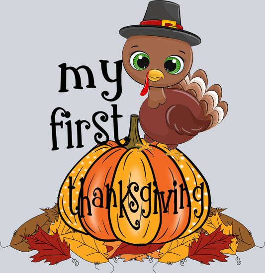 DTF Transfer Thanksgiving - My first Thanksgiving Boy