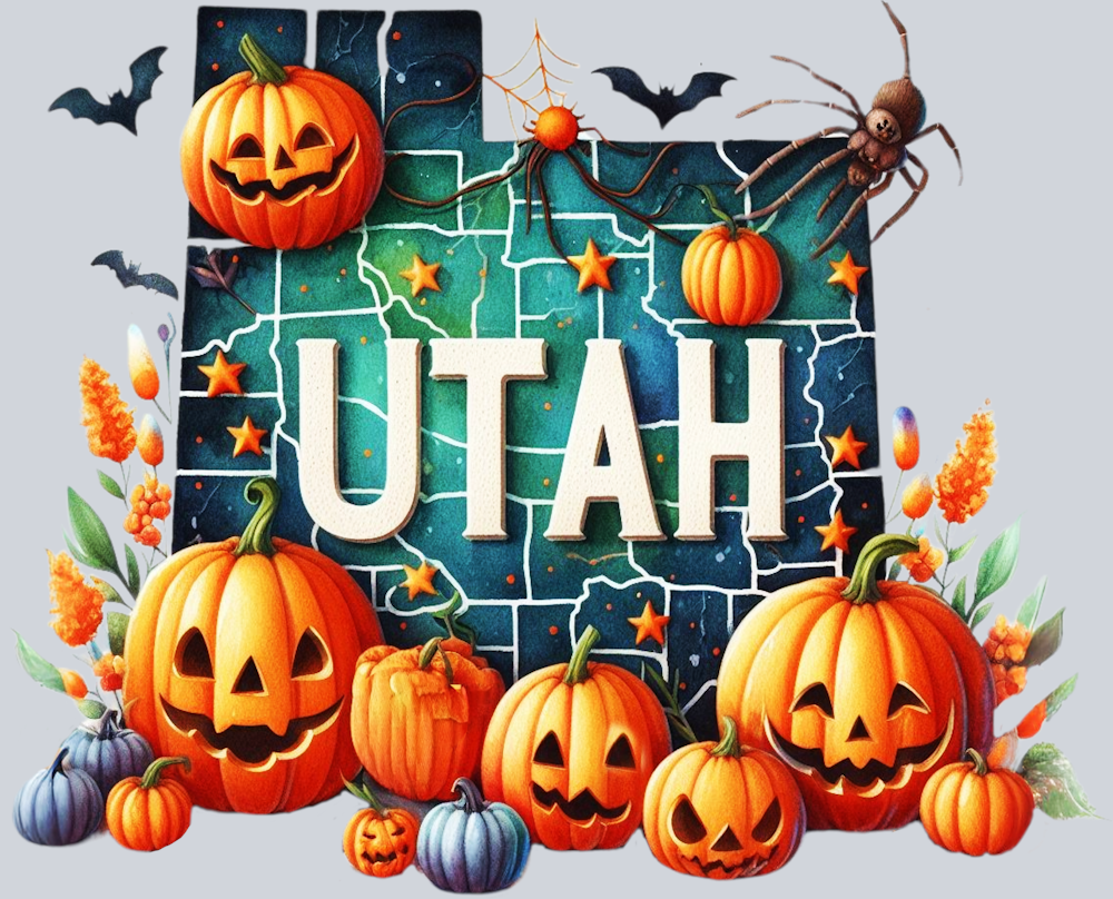 DTF Transfer Halloween States - Utah