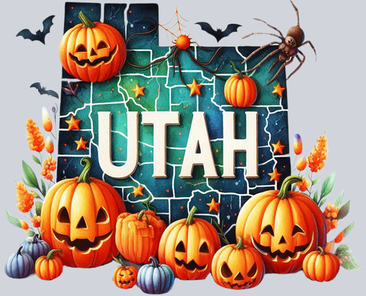 DTF Transfer Halloween States - Utah