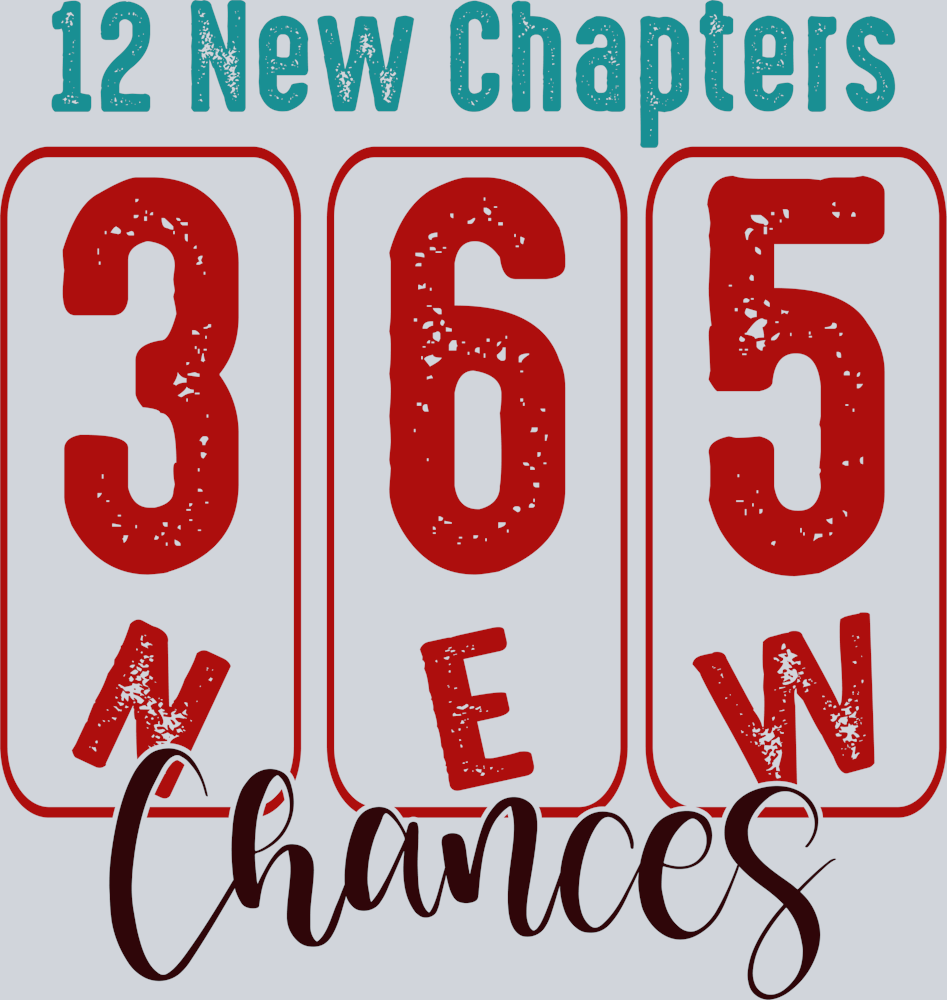 DTF Transfer New Years - 12 New Chapters 365