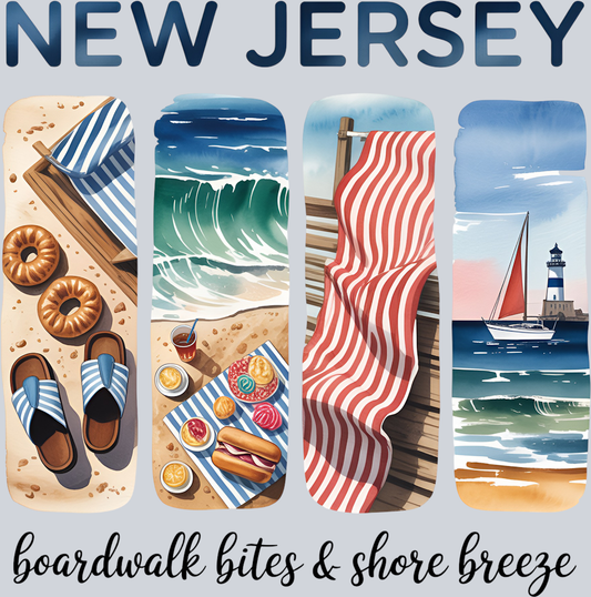 DTF Transfer New Jersey - Boardwalk Bites & Shore Breeze