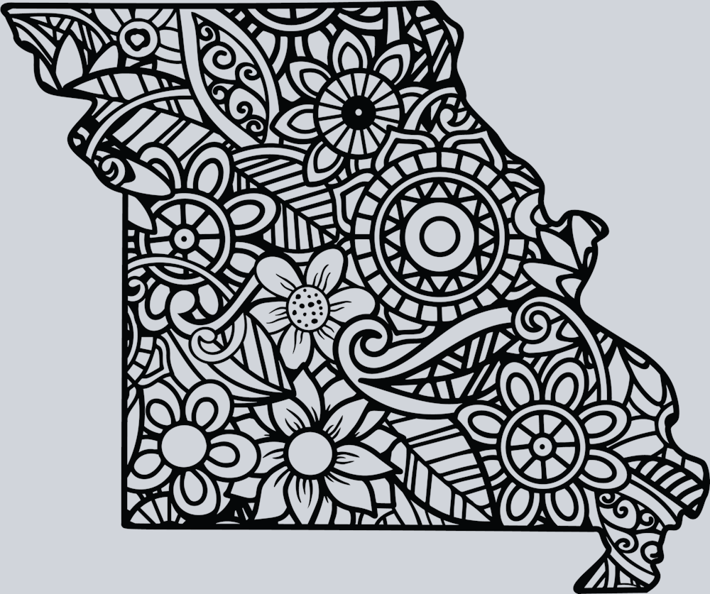 DTF Transfer Missouri - Mandala