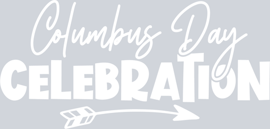 DTF Transfer Columbus Day - Columbus Day Celebration