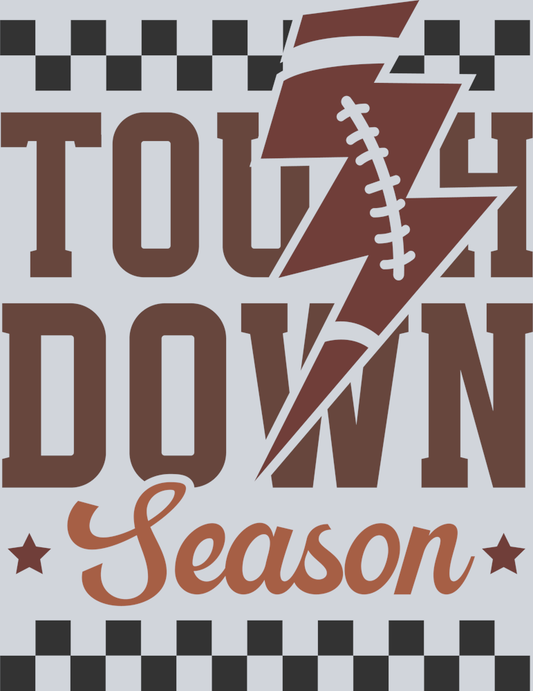 DTF Transfer Football - Touch Down Season