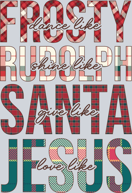 DTF Transfer Christmas - Frosty, Rudolph, Santa, Jesus