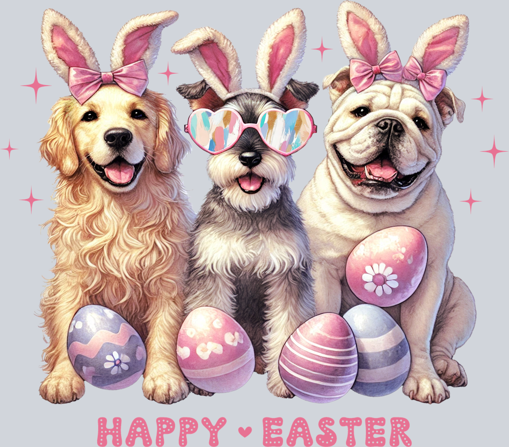 DTF Transfer Easter - Happy Easter 2