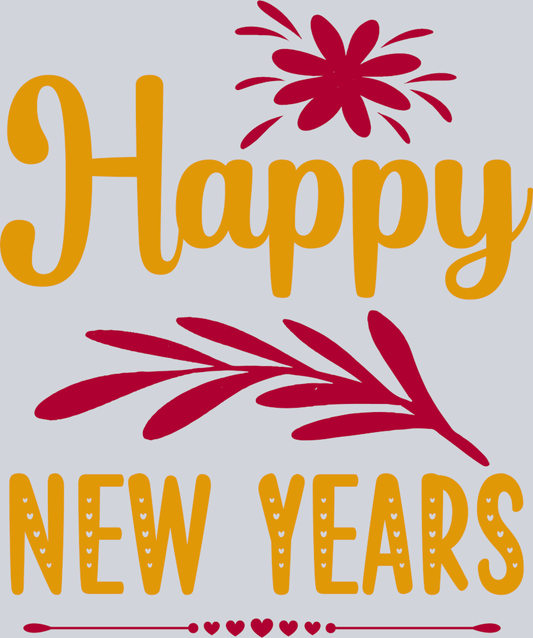 DTF Transfer New Years - Happy New Years