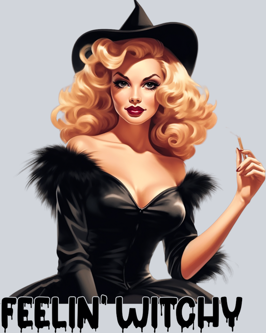 DTF Transfer Halloween - Feeling Witchy