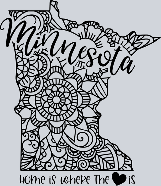 DTF Transfer Minnesota - Home is where the Heart is