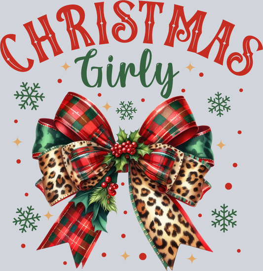 DTF Transfer Christmas - Christmas Girly