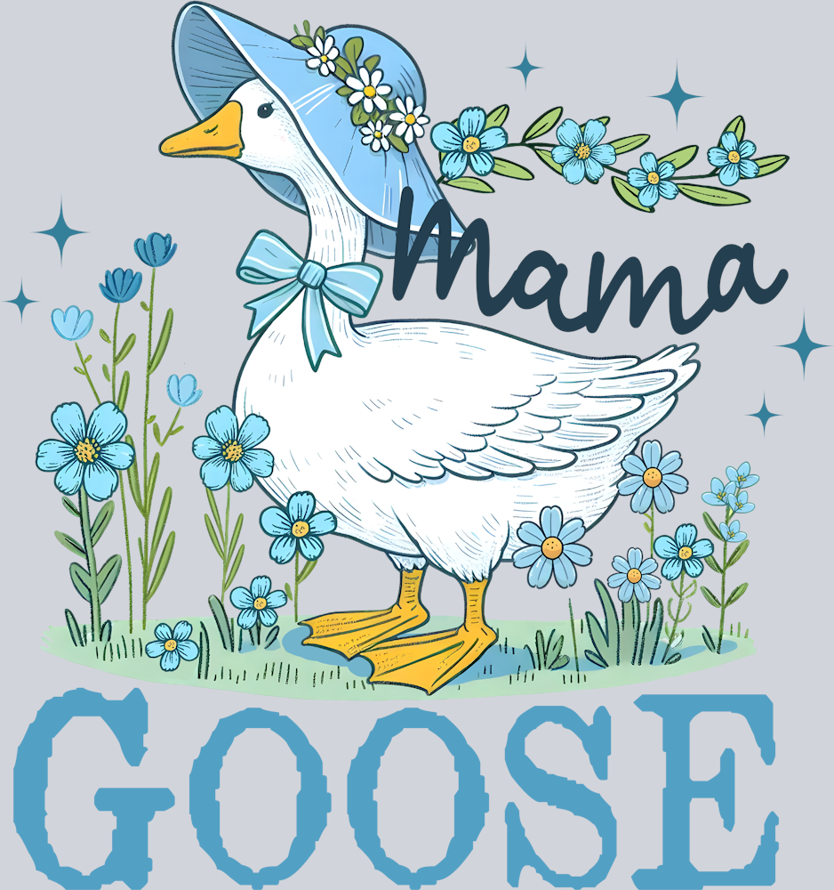 DTF Transfer Fowl - Mama Goose