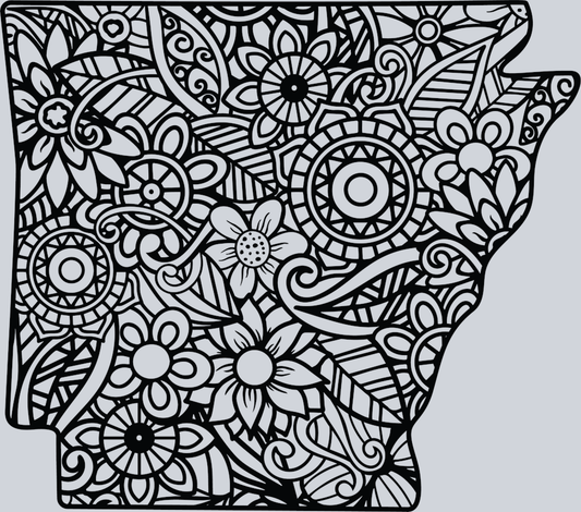 DTF Transfer Arkansas - Mandala