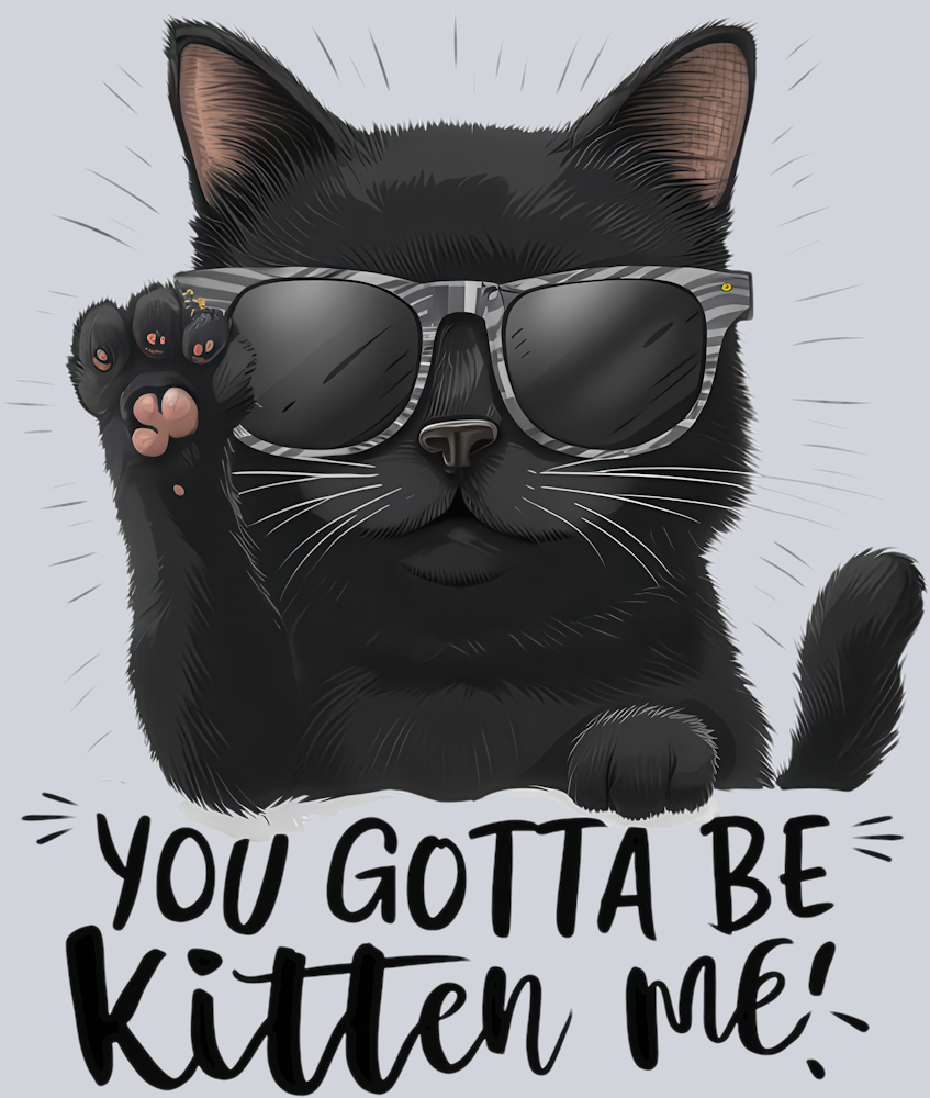 DTF Transfer Cats - You Gotta be Kitten Me