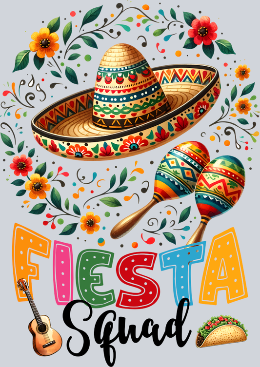 DTF Transfer Cinco de Mayo - Fiesta Squad