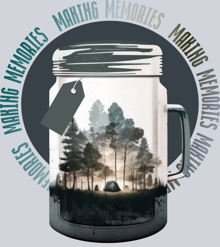 DTF Transfer Camping - Making Memories