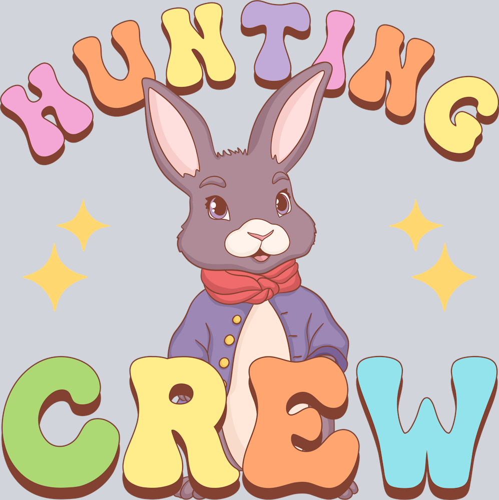 DTF Transfer Easter - Hunting Crew