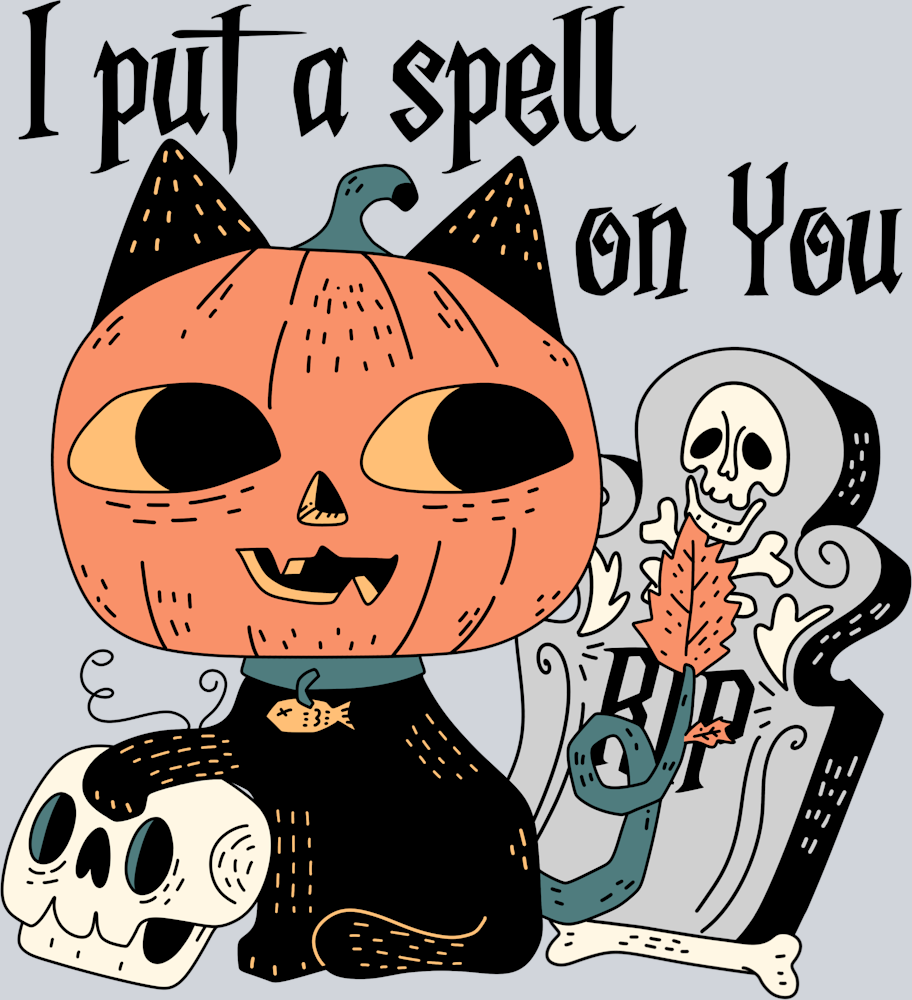 DTF Transfer Halloween - I put a spell on you