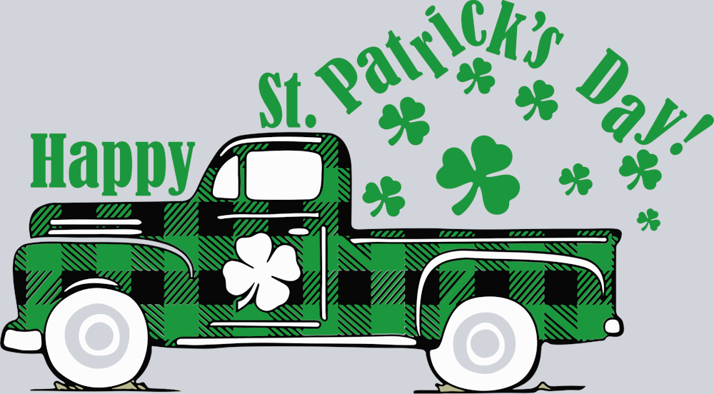 DTF Transfer St. Patrick's Day - Happy St. Patrick's Day