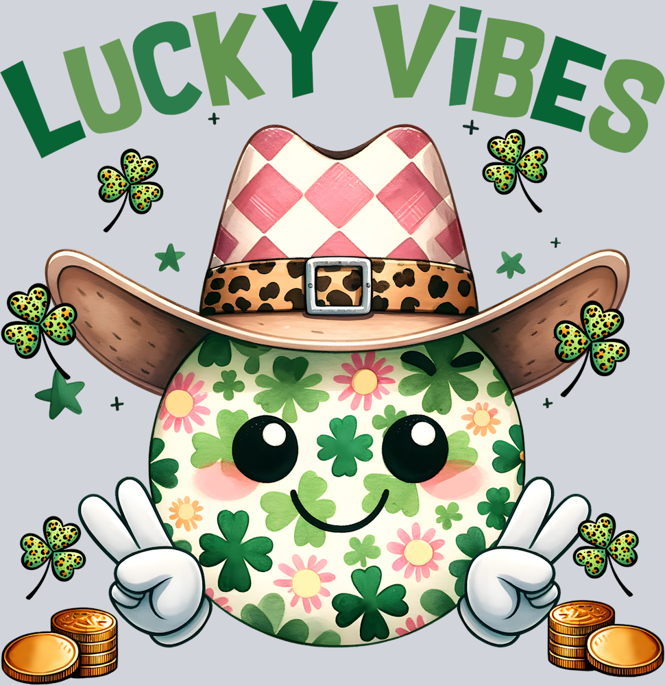 DTF Transfer St. Patrick's Day - Lucky Vibes
