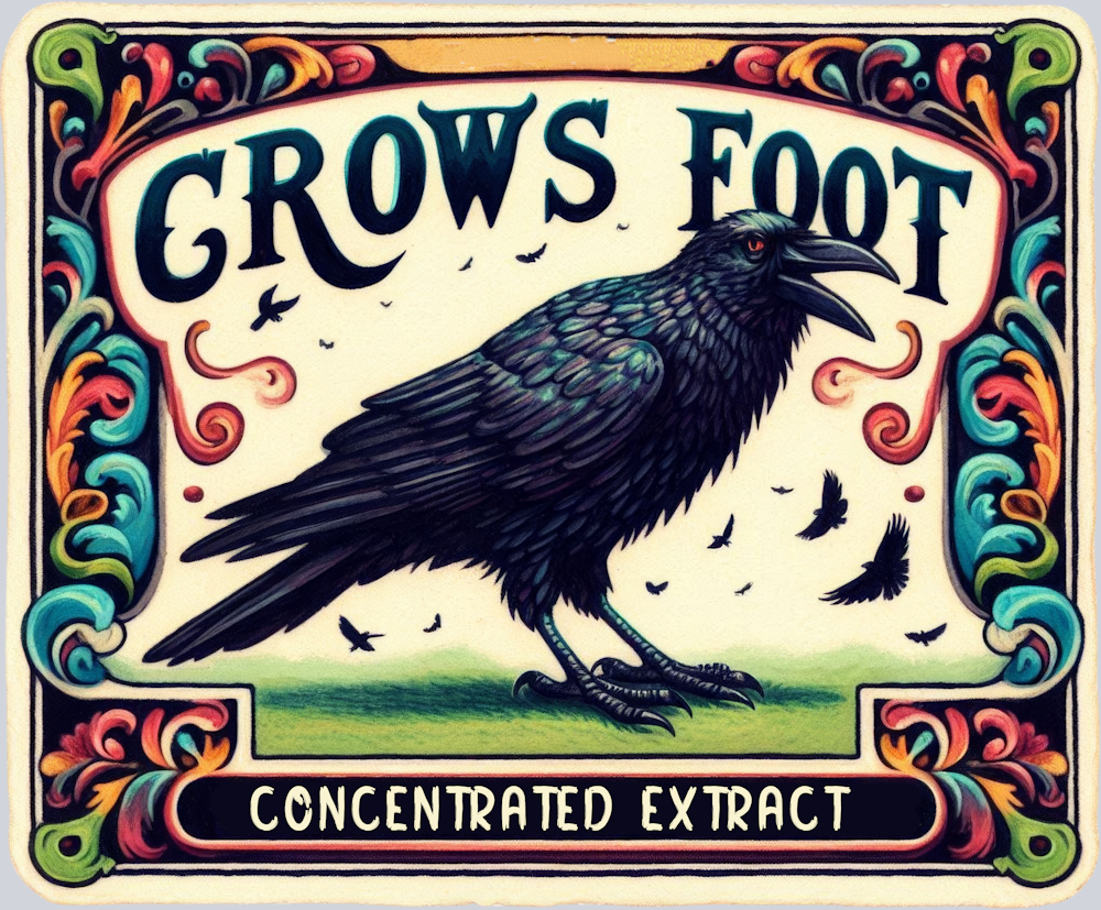DTF Transfer Halloween  - Crows Foot Concenrated Extract