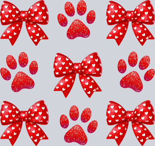DTF Transfer Valentines - Puppy and Bowties