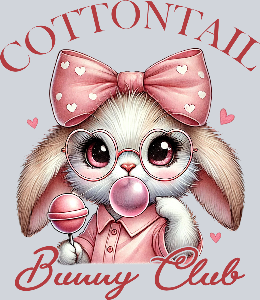DTF Transfer Easter - Cottontail Bunny Club