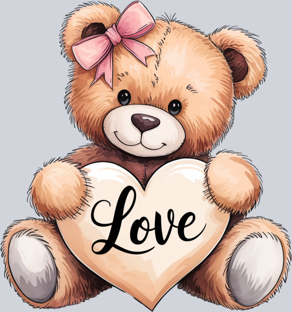 DTF Transfer Valentines - Love Bear