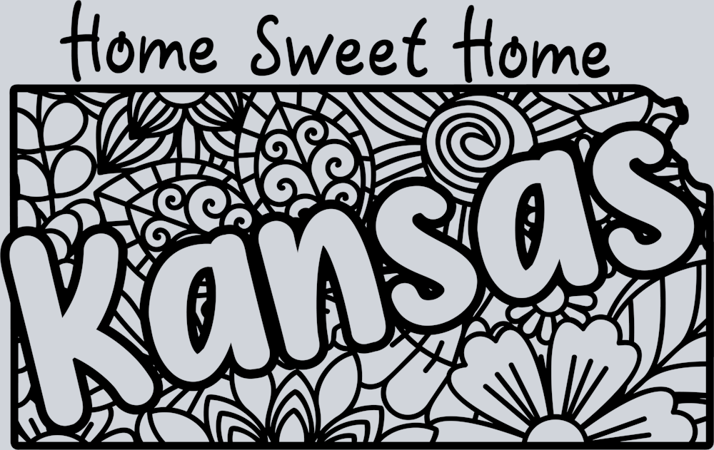 DTF Transfer Kansas - Home Sweet Home