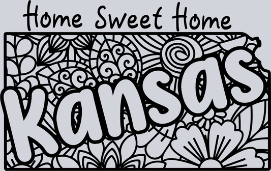 DTF Transfer Kansas - Home Sweet Home