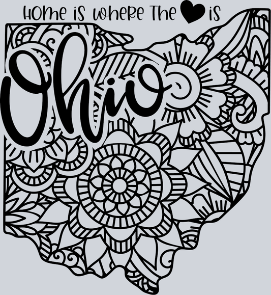 DTF Transfer Ohio - Home is where the Heart is