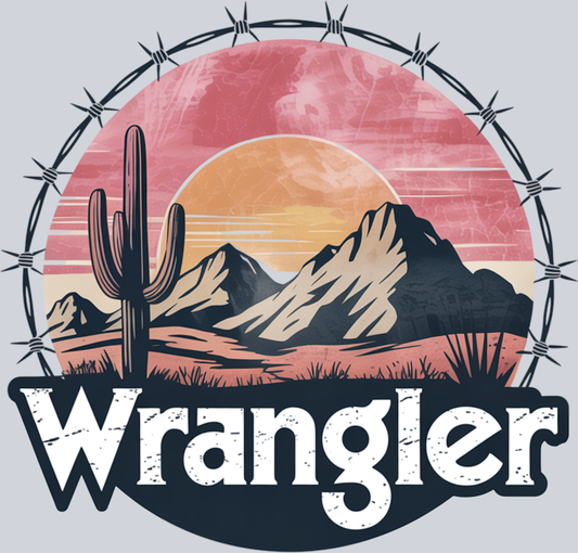 DTF Transfer Western - Wrangler