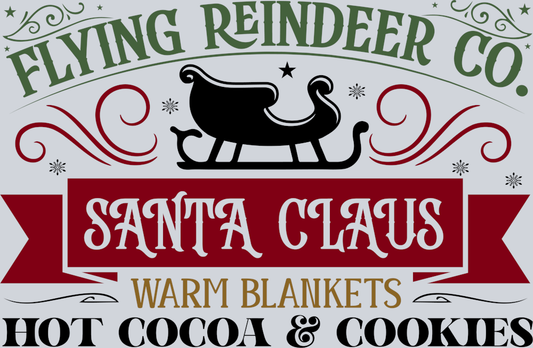 DTF Transfer Christmas - Flying Reindeer co