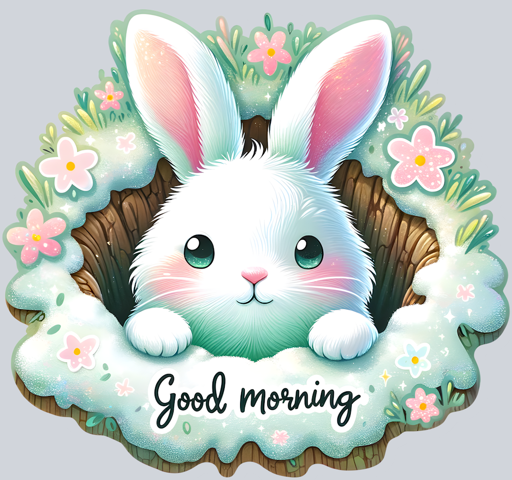 DTF Transfer Easter - Good Morning
