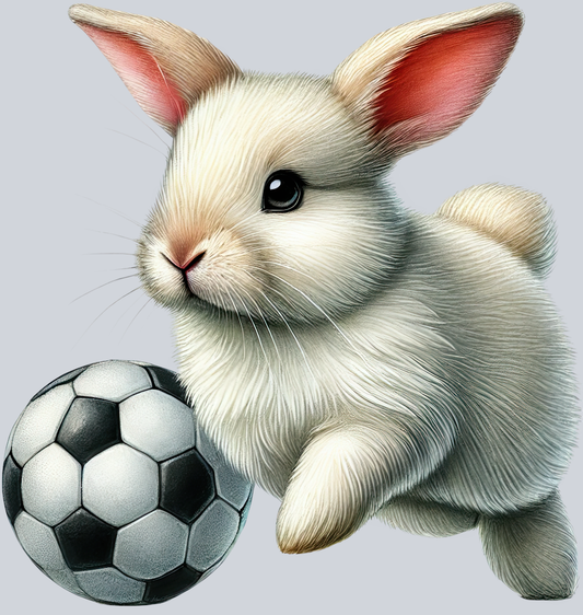 DTF Transfer Soccer - Rabbit