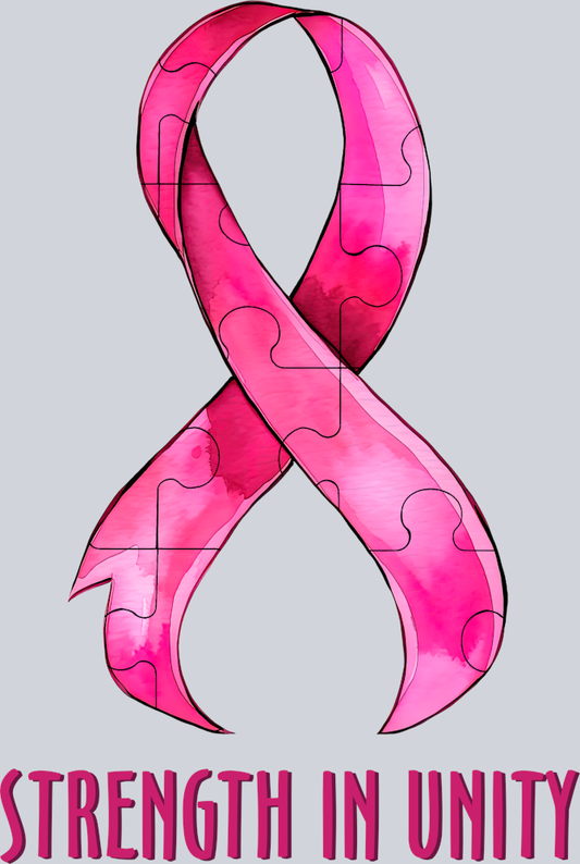 DTF Transfer Breast Cancer - Strength in Unity