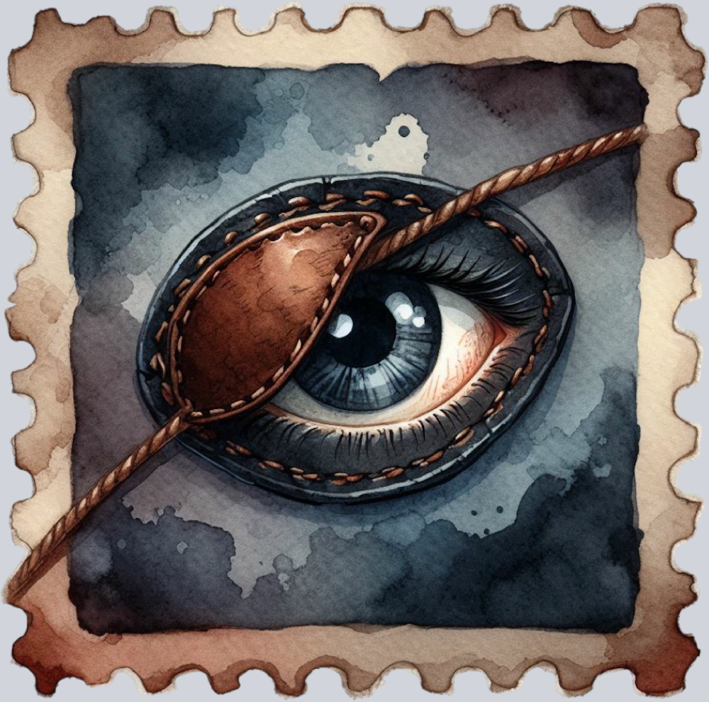 DTF Transfer High Seas - Postage Patch Eye