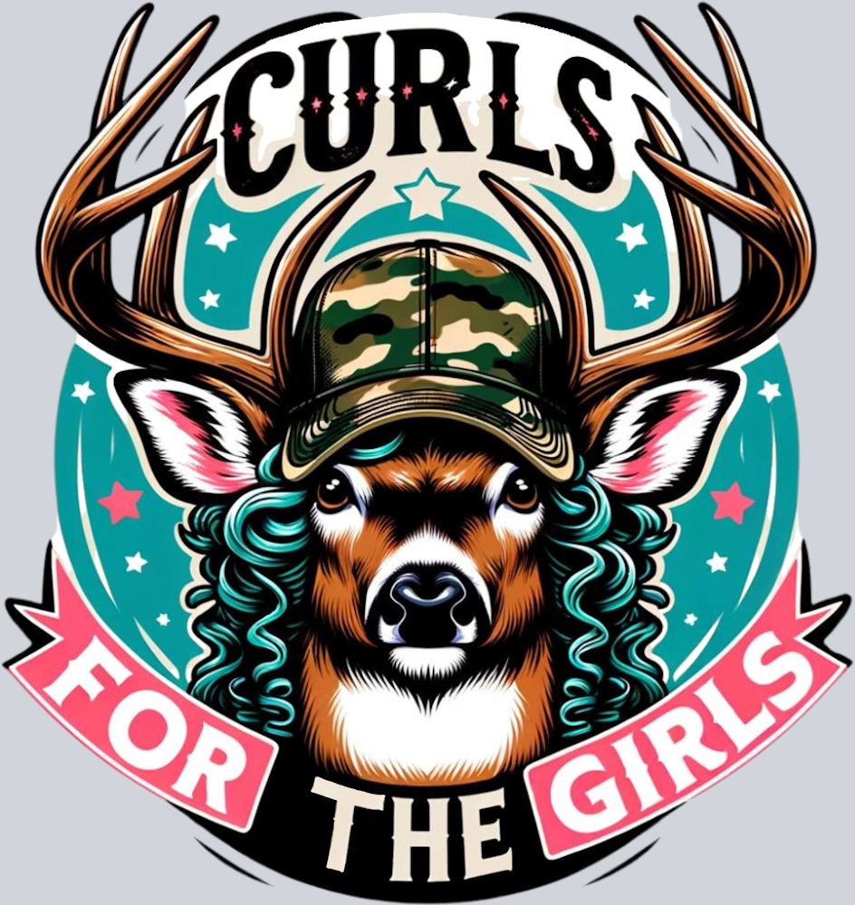 DTF Transfer Hunting - Curls for the Girls